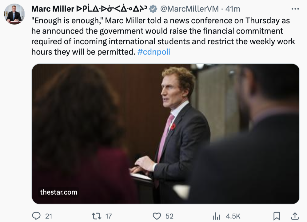 加拿大针对留学生做出改动，资金要求提高