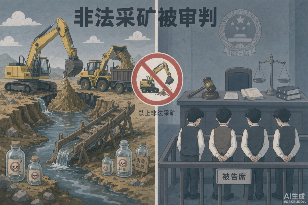 横屏新闻插画卡通风格_画面左侧是一条被非法采砂破坏的河道_一_2026-10-21T05-33-40.png