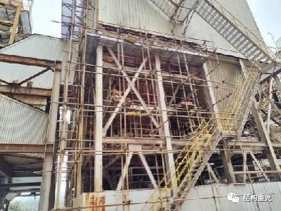 某钢结构构筑物检测鉴定和加固设计