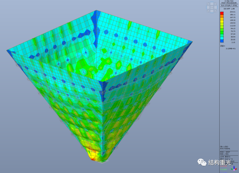 某钢结构构筑物检测鉴定和加固设计的图9