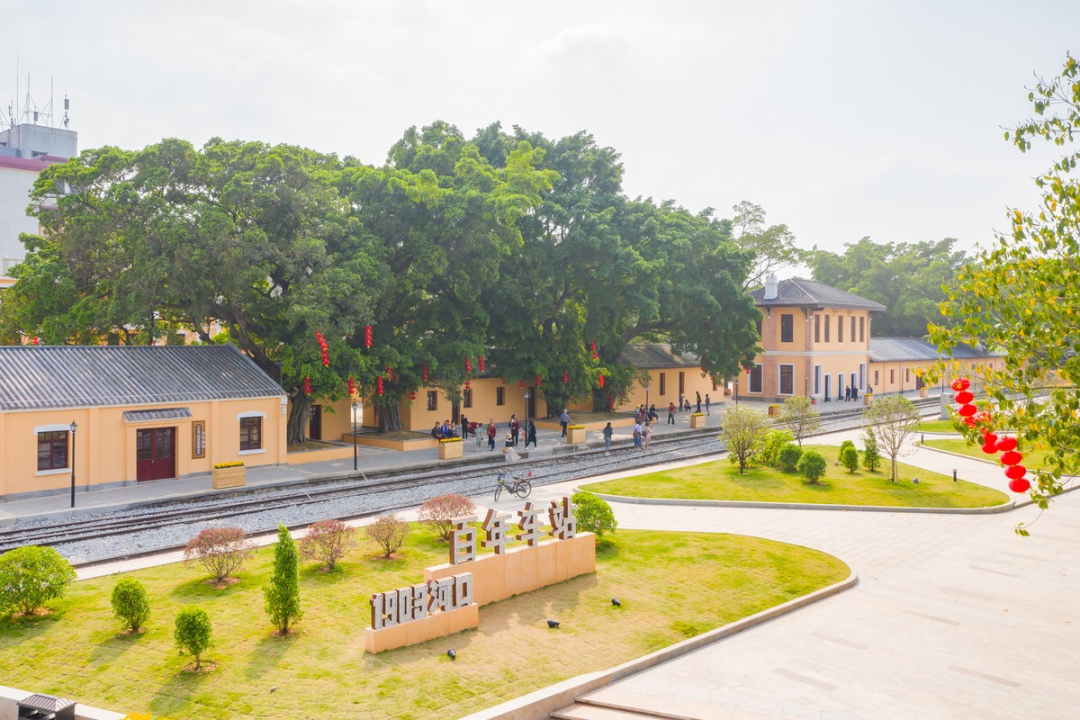 河口百年火车站。/佛山市新闻传媒中心记者王澍摄