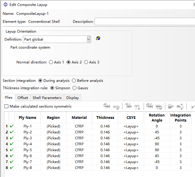 北鲲教程｜基于ABAQUS的CFRP加固钢筋混凝土柱承载能力分析的图21