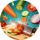 切蔬菜水果游戏