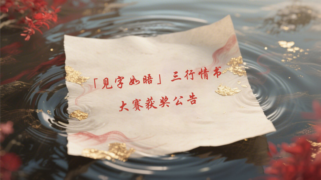 香职文苑｜见字如晤」三行情诗大赛获奖公告(图1)