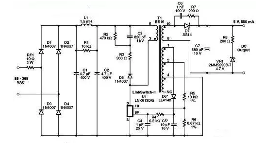 五类经典电源电路详解：稳压、开关、DC/DC、充电、恒流...的图17