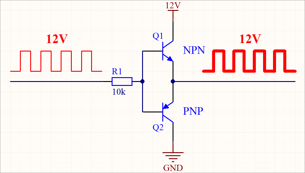 图腾柱和互补推挽有什么区别? 为什么PWM驱动芯片用图腾柱?的图1