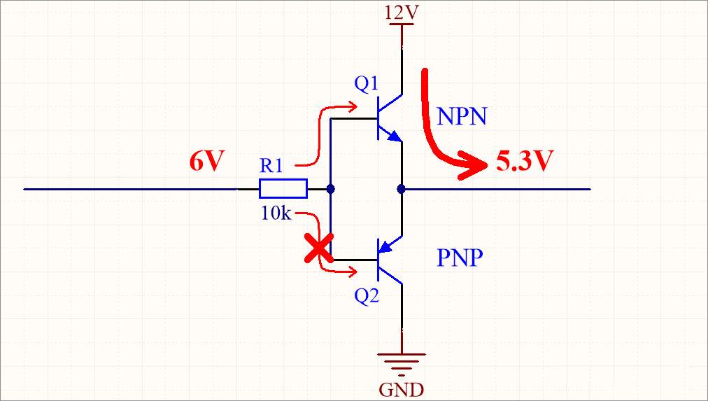 图腾柱和互补推挽有什么区别? 为什么PWM驱动芯片用图腾柱?的图4