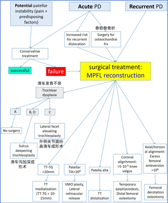 【手术技术】内侧髌股韧带重建术治疗复发性髌骨脱位