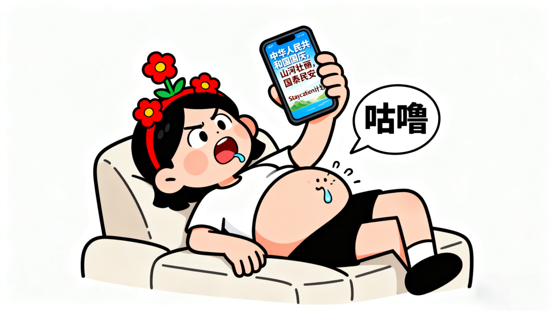 国庆staycation安排上了,国庆“Staycation”安排上了，国庆不赶路，改“赶胃”！网友..