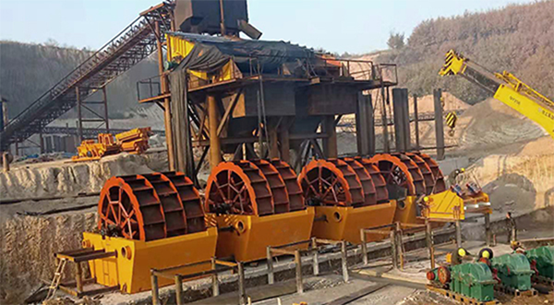 墙裂推荐（小型洗砂机洗沙全过程）洗砂机器推荐，(图2)