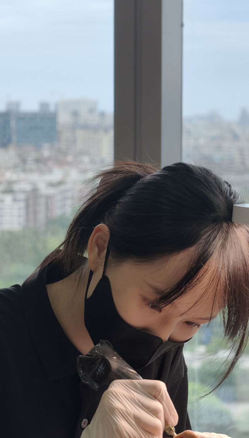 工作中