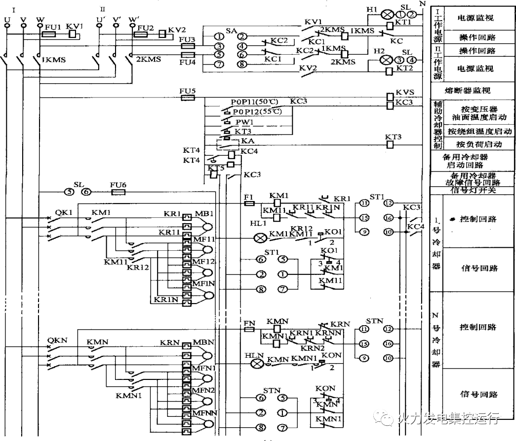 【原理】变压器冷却系统原理及控制的图11