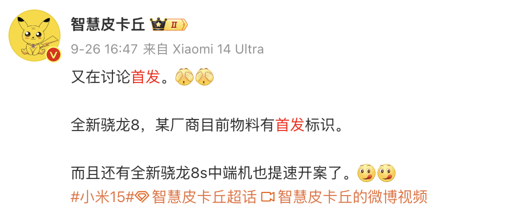 小米 15 Pro 曝光，堆料太狠了！