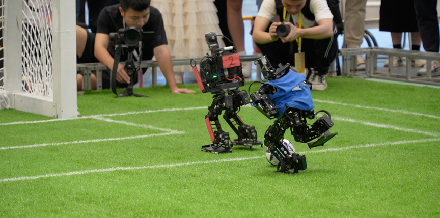 TH-MOS机器人足球队在2023年RoboCup机器人世界杯中国赛夺得亚军-清华大学机械工程系