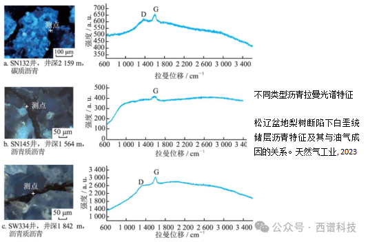 碳化材料的拉曼光谱分析