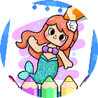 儿童画画涂色本