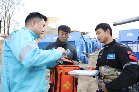 Hailiya Group Rushes to Fire Site to Carry Out Emergency Rescue 图片