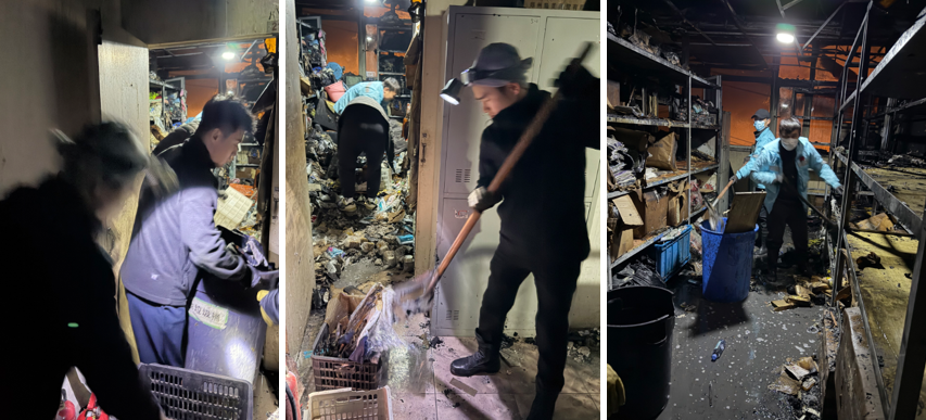 Hailiya Group Rushes to Fire Site to Carry Out Emergency Rescue 图片