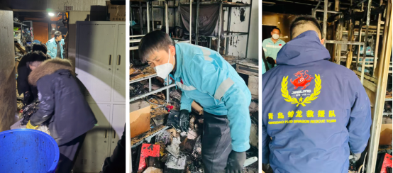 Hailiya Group Rushes to Fire Site to Carry Out Emergency Rescue 图片