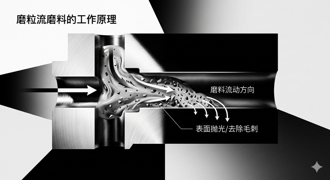 磨粒流磨料背景图