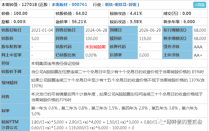 申购提醒||两支可转债可以申购-本钢转债-瑞达转债-惠小助(52huixz.com)