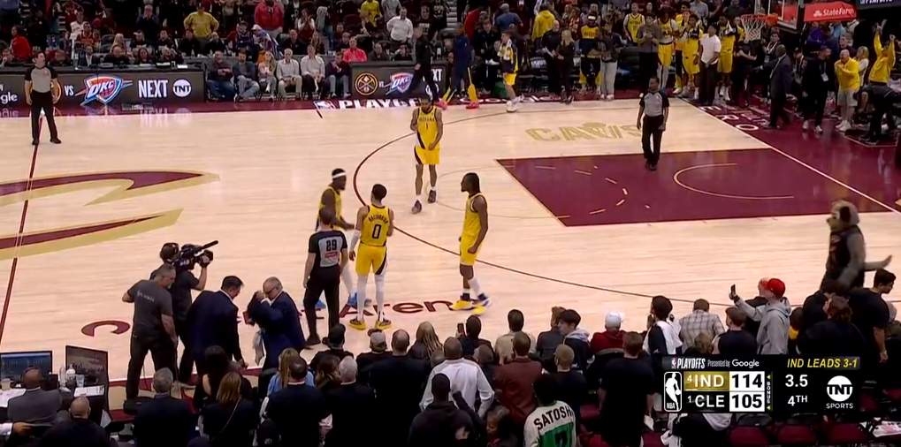 NBA季后赛 | 哈利伯顿31分6板8助，米切尔带伤空砍35分，步行者连续第二年跻身东部决赛！