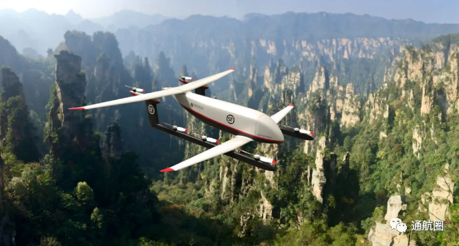 顺丰携手蝙蝠飞机将推出重型货运混合动力垂直起降无人机的图1