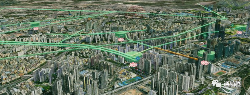 鸢飞科技“低空高德”全飞云截图