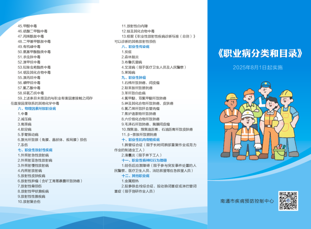 《职业病分类和目录》1