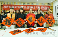 内蒙古书法家协会2025年“万福迎春”公益活动综述 第160张