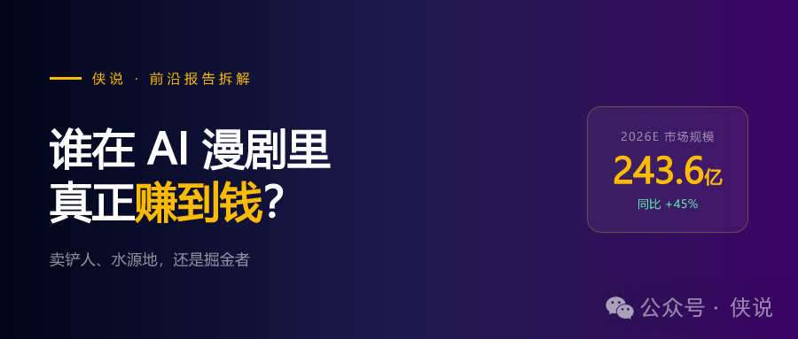 谁在AI漫剧里真正赚到钱？