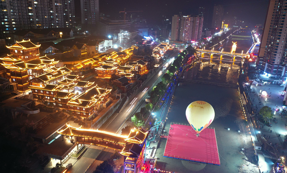 达州三里坪古街图片