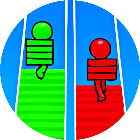 搭了个桥跑酷游戏