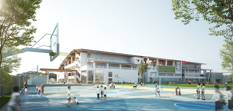 成都市泡桐树小学新津区创智湾校区开工