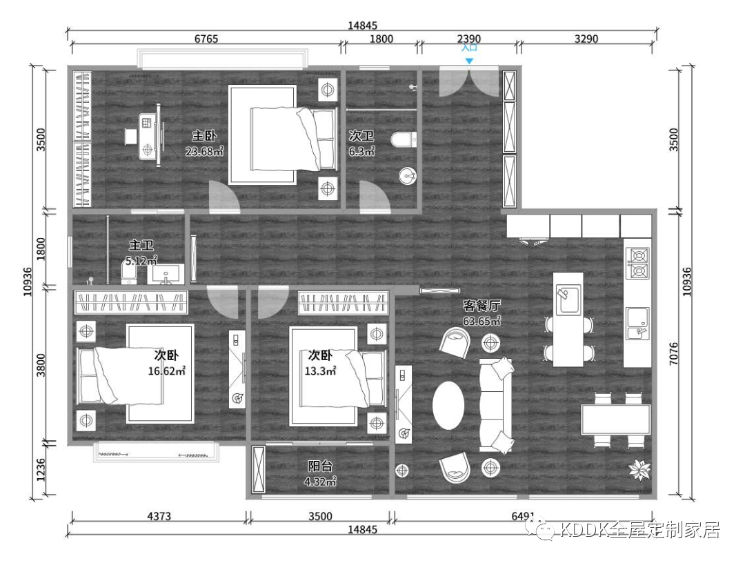 【KDDK全屋定制】看看别人家装的轻奢风，真香！