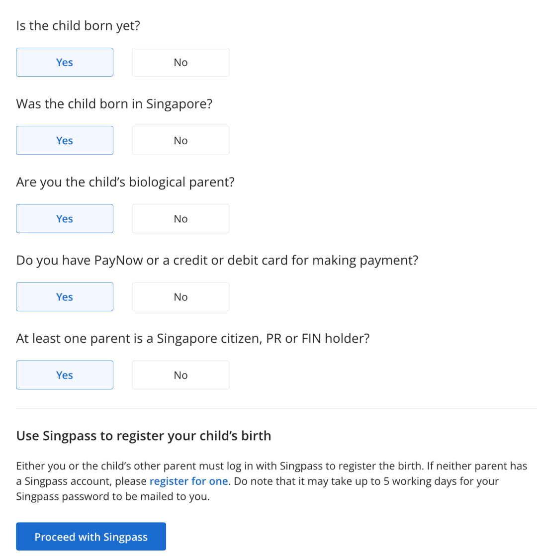 在新加坡出生的宝宝如何办理身份证件？