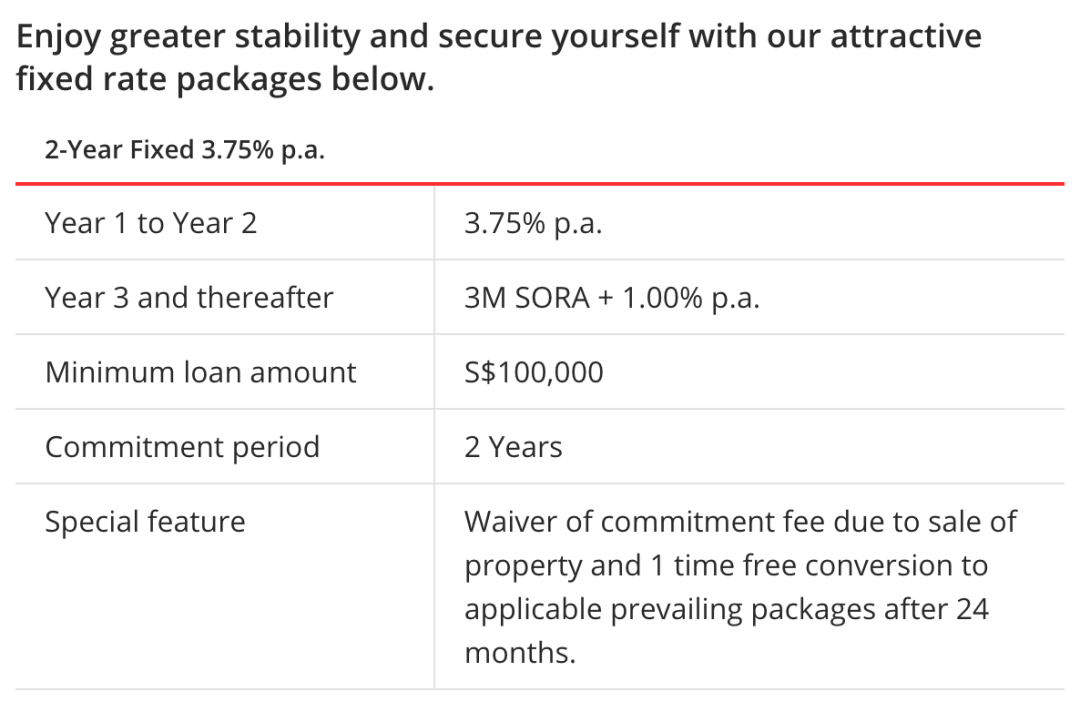 新加坡银行房贷介绍