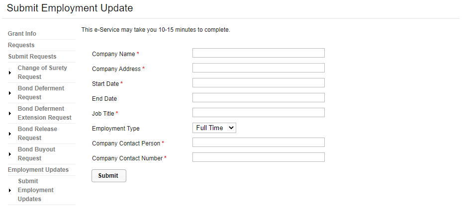 申请奖学金的新加坡留学生毕业后如何履行相应的服务期？
