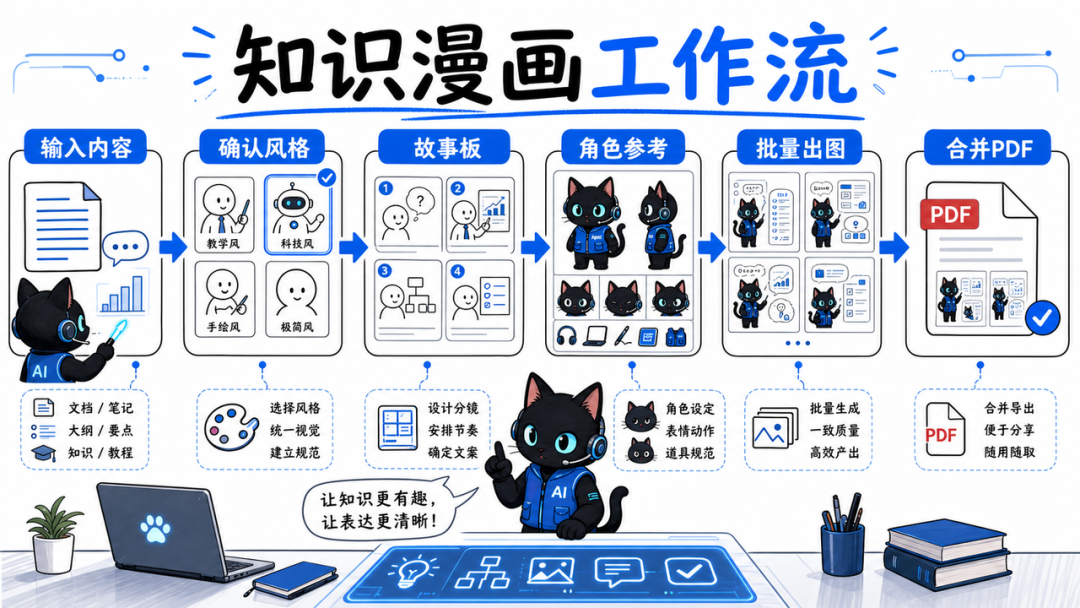 baoyu-comic 知识漫画工作流