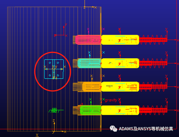ADAMS开锁过程仿真的图11