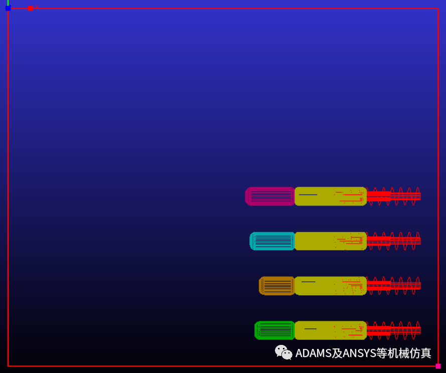 ADAMS开锁过程仿真的图7