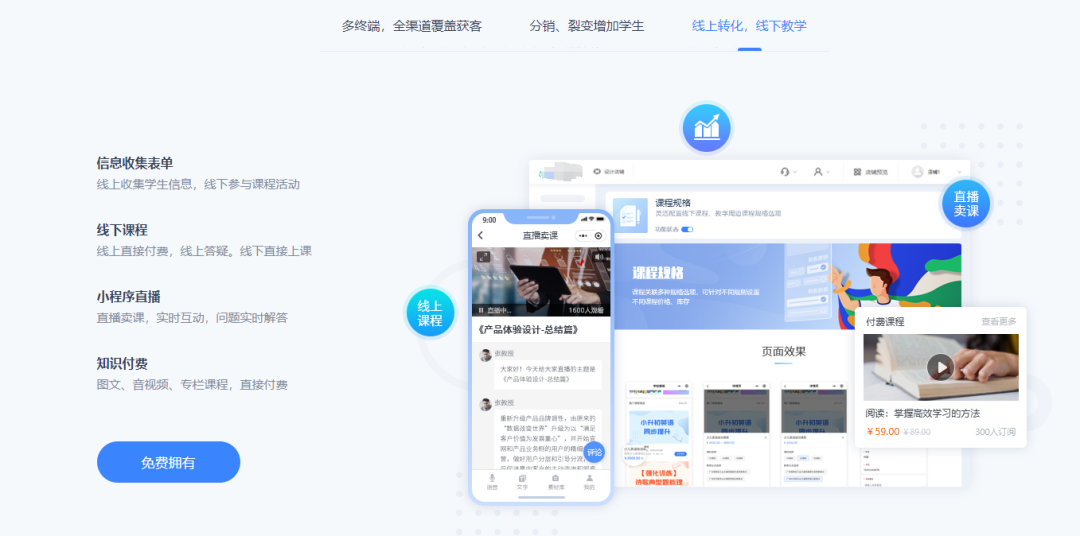 线上开课需要什么资质?线上开课小程序怎么搭建?