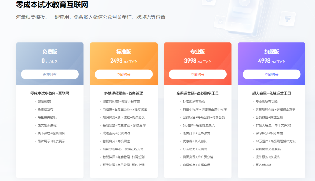 网校小程序费用是多少?网校小程序报价多少钱?