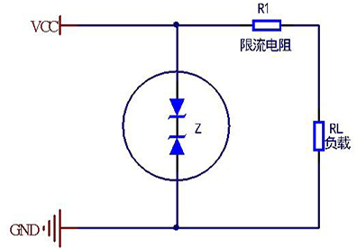 稳压二极管常见的几种应用电路的图3