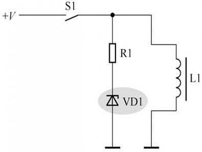 稳压二极管常见的几种应用电路的图8