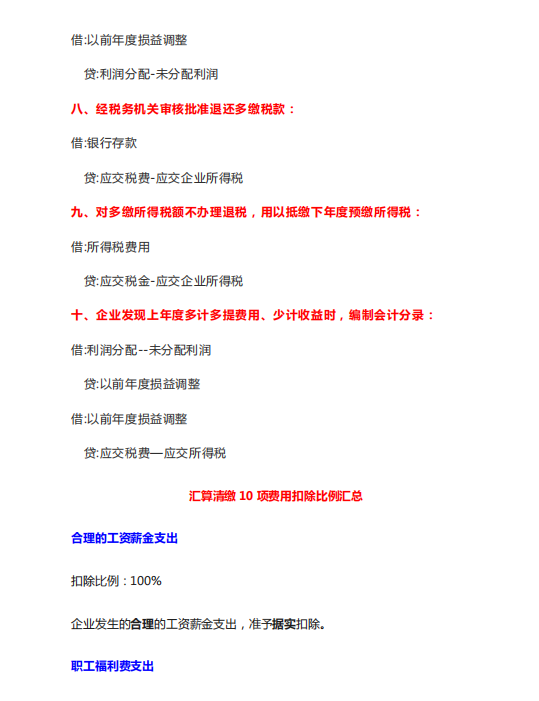 2024年企業(yè)所得稅匯算清繳全套申報表格式(帶公式),附填寫說明!