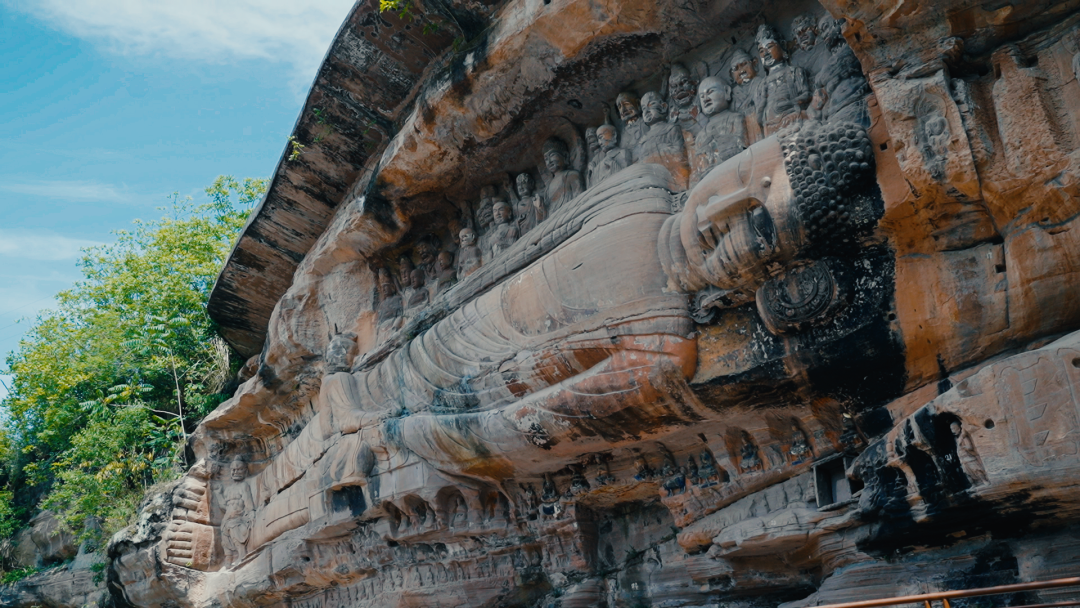 上汽大众途观车主周春带你品鉴安岳石刻,领略普州古韵