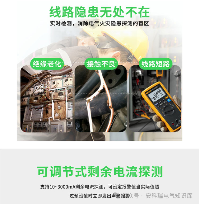 从电气隐患到安全保障：ARCM电气火灾监控探测器如何实现安全防护