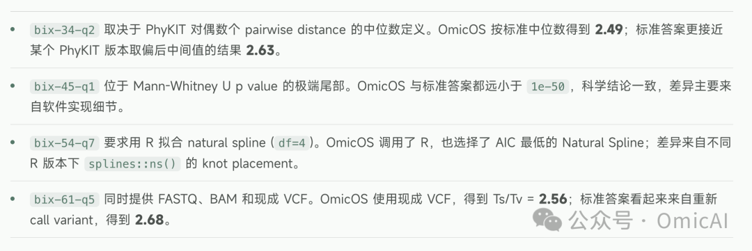 BixBench错题分析
