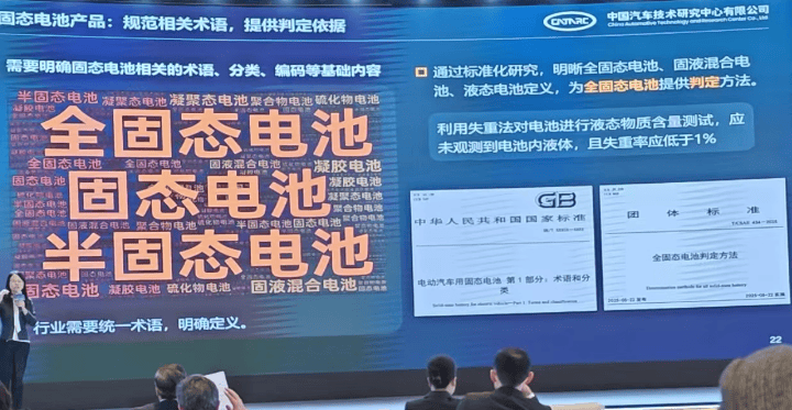 中汽研牵头制定电池新国标：半固态电池明确定义 固液混合电池走向规范